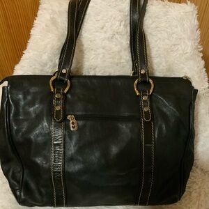Marino Orlandi Italian Leather Shoulder Tote